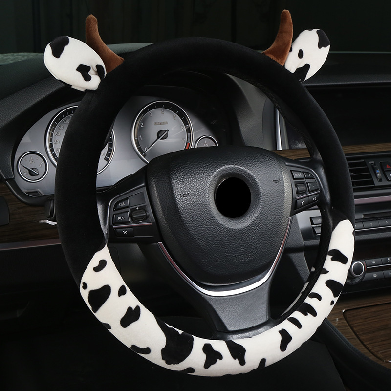 Plush Cute Car Steering Wheel Cover - Image 2