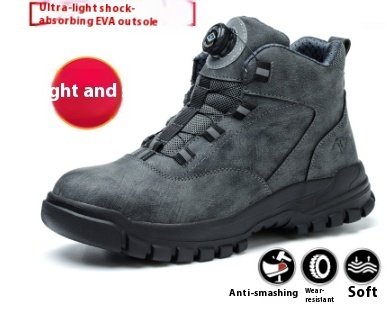 High Top Safety Shoes For Men All Seasons Anti-smash And Anti-puncture – Bild 6