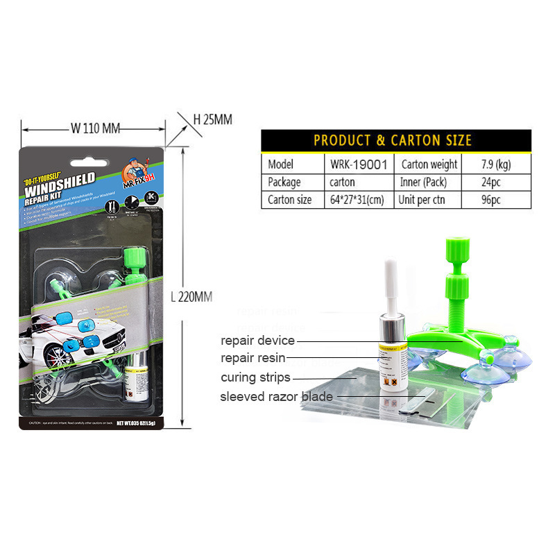 Windshield repair glass repair fluid — изображение 5