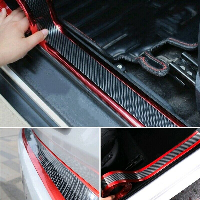 Anti-stepping Universal Modified Pedal Trim Strip Carbon Fiber — изображение 5