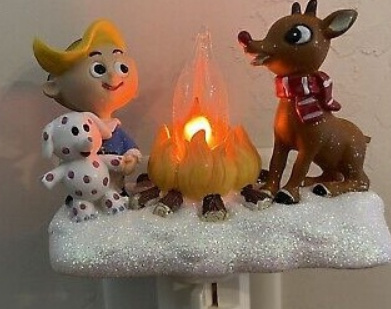 New Creative Resin Ghost Bonfire Flashing Resin Small Night Lamp - Image 7