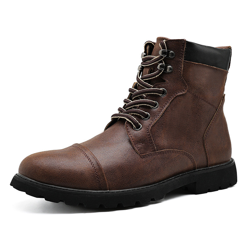 Fall Winter Men Boots British Style – Bild 5