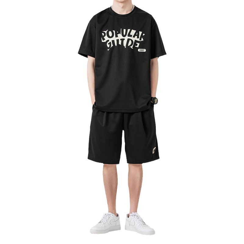 Sports Suit Summer Short Sleeve Shorts Set With Leisure — изображение 6