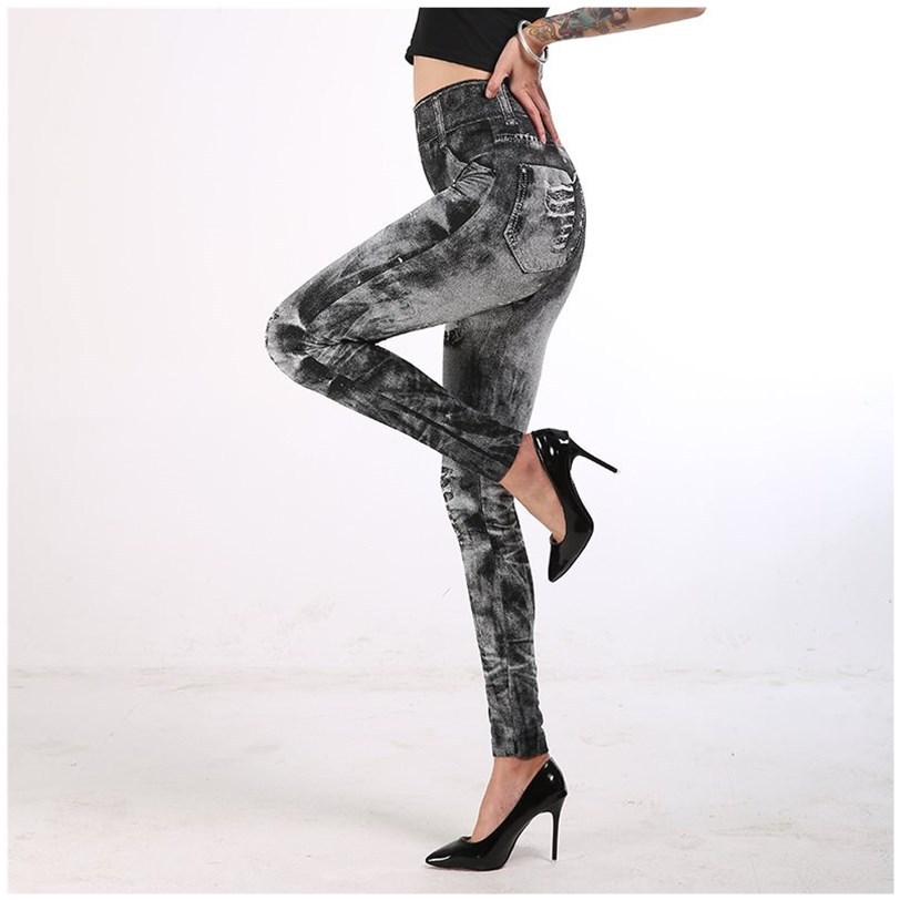 Women's Fake Fake Leggings Yoga Pants - Image 8