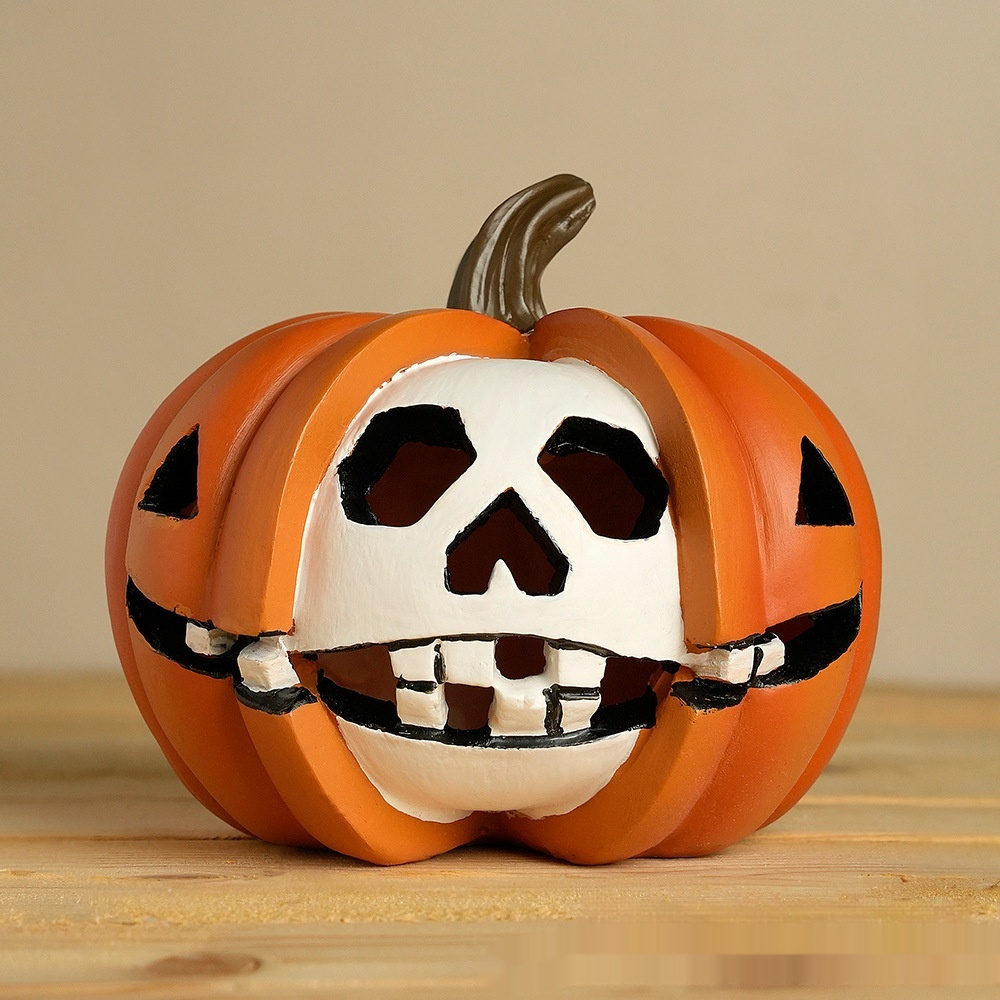 Resin Crafts Pumpkin Skull Grimace Ornaments