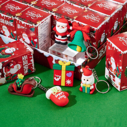 Christmas Blind Box Children's Gift Cartoon Doll Keychain Pendant