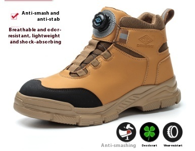 High Top Safety Shoes For Men All Seasons Anti-smash And Anti-puncture – Bild 3