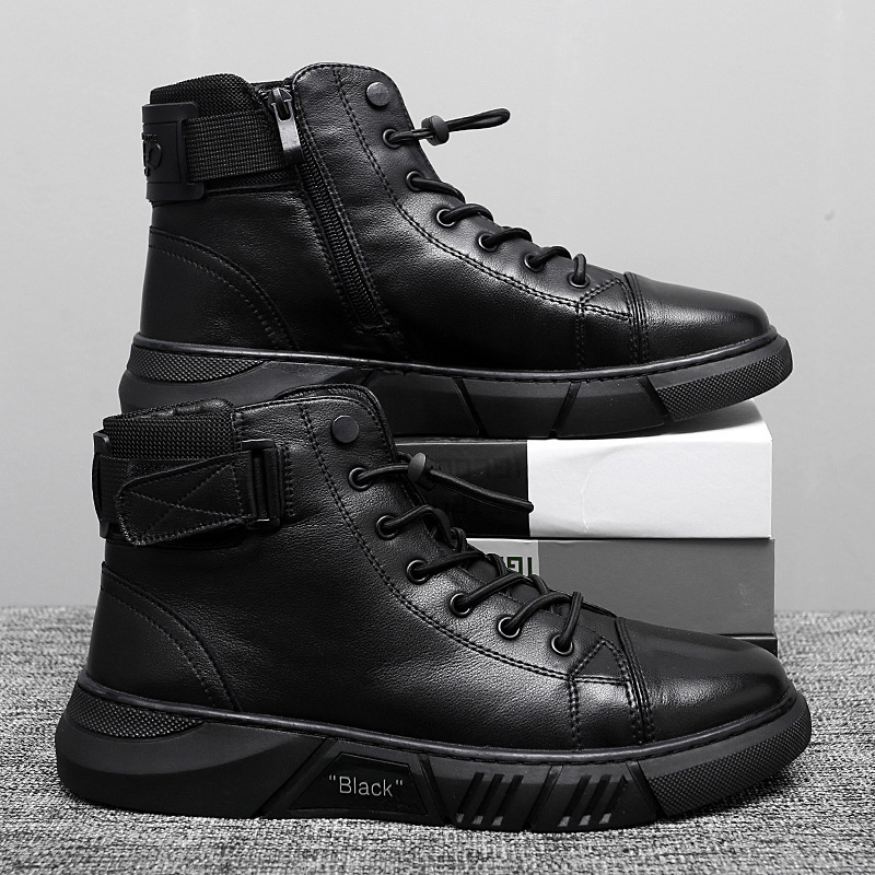 Plus Size Men's Shoes Soft-soled Martin Boots - Image 6
