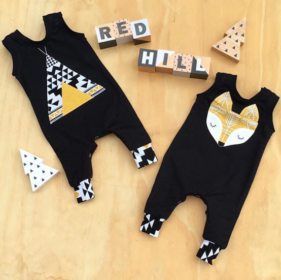 Trendy Pattern Men's And Women's Baby Cotton One-piece - Image 2