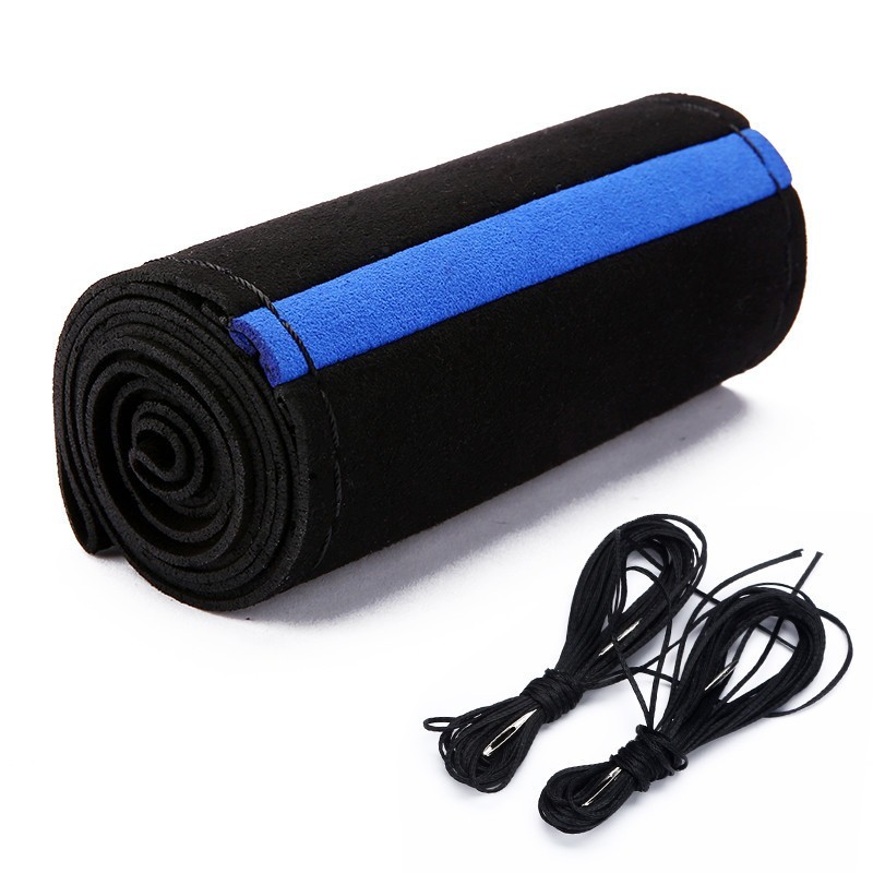 Automobile Wool Microfiber Steering Wheel Cover — изображение 6