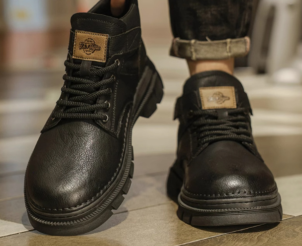 Martin Boots Men's High Top Working Wear Retro - Image 5