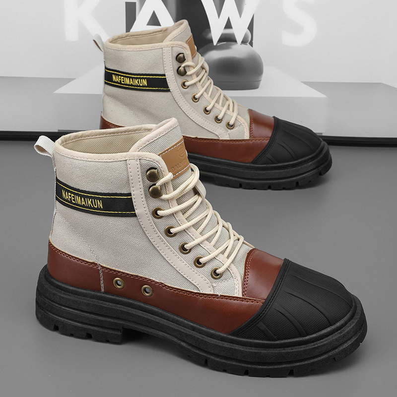 Men's New High-top Martin Boots British Style - Image 6