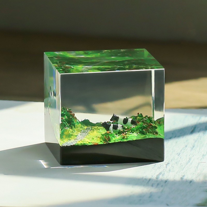 Resin Landscape Oil Painting Decoration - Image 4