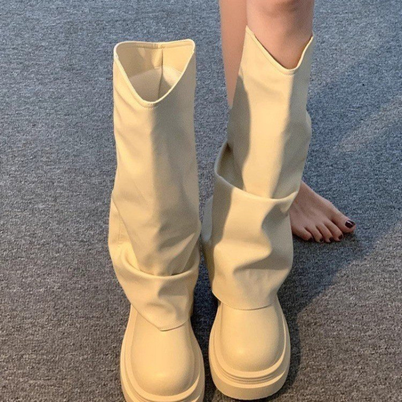 Women's Autumn New British Dress Autumn And Winter Boots Platform - Image 4