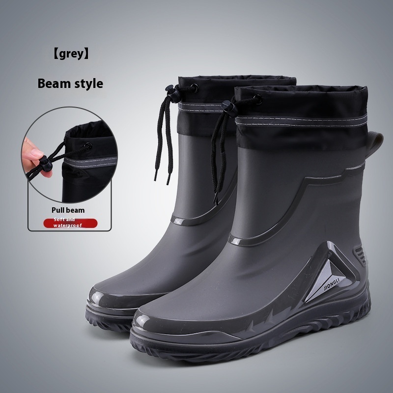 Closed Waterproof Shoes Outdoor Rubber Boots — изображение 8