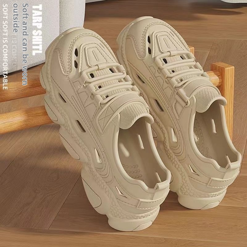 Men's Hole Shoes Thick-soled Beach Fishing Sandals - Image 2