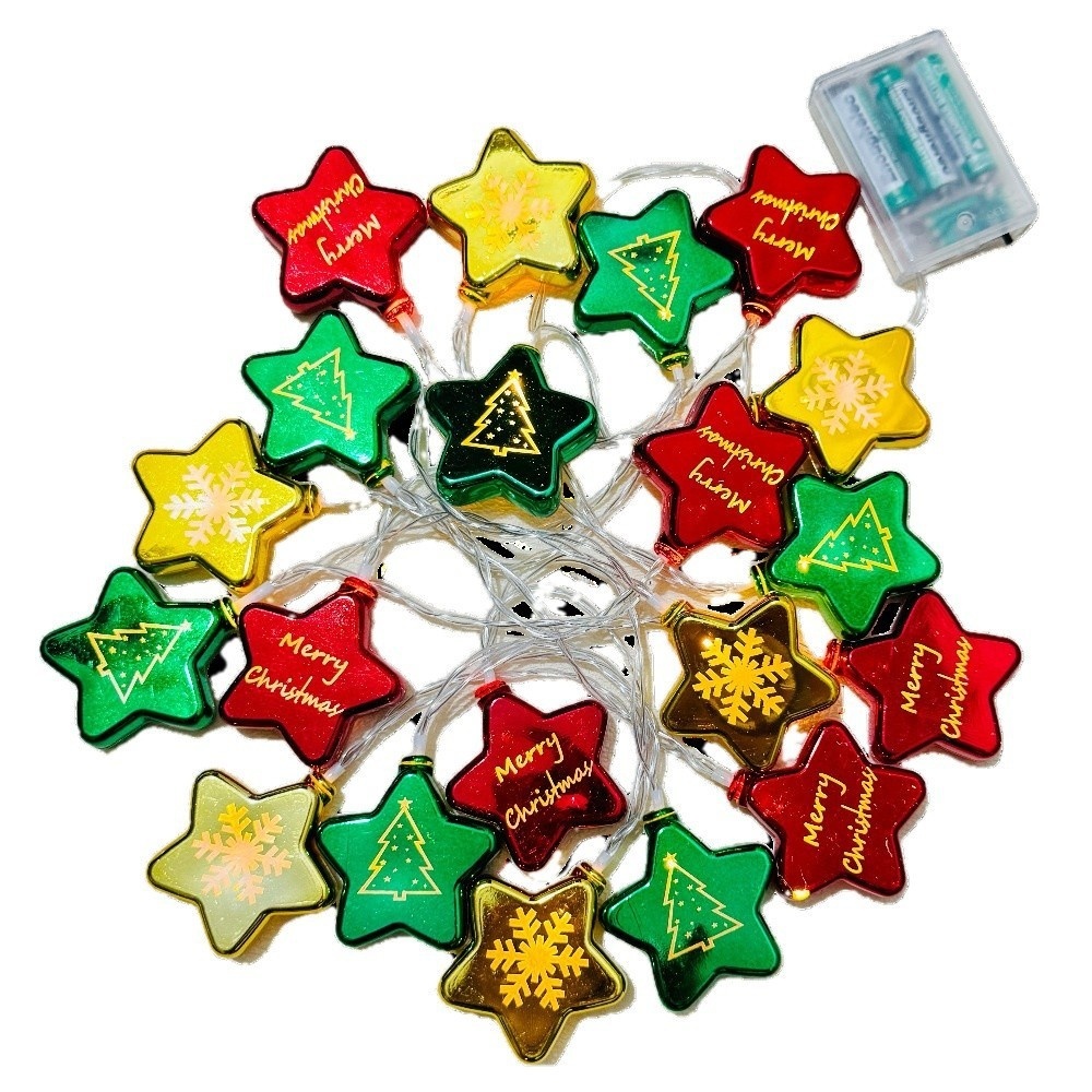 Christmas Party Decorations Scene Layout Atmosphere Lighting Chain - Image 5