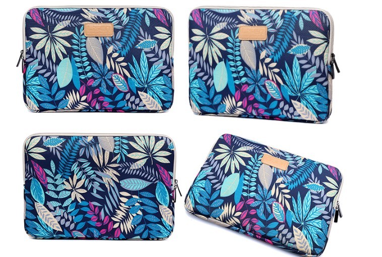 LISEN Colorful Leaf Notebook Sleeve Bag Inch 15.6 Inch Computer Bag - Image 4