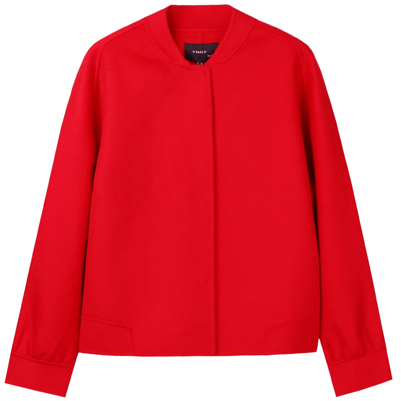 Women's winter wear with double face woollen and cashmere coat - Image 6