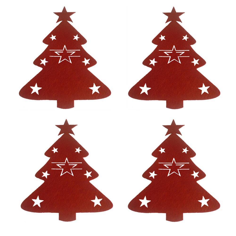 4-piece Christmas tree cutlery set — изображение 4