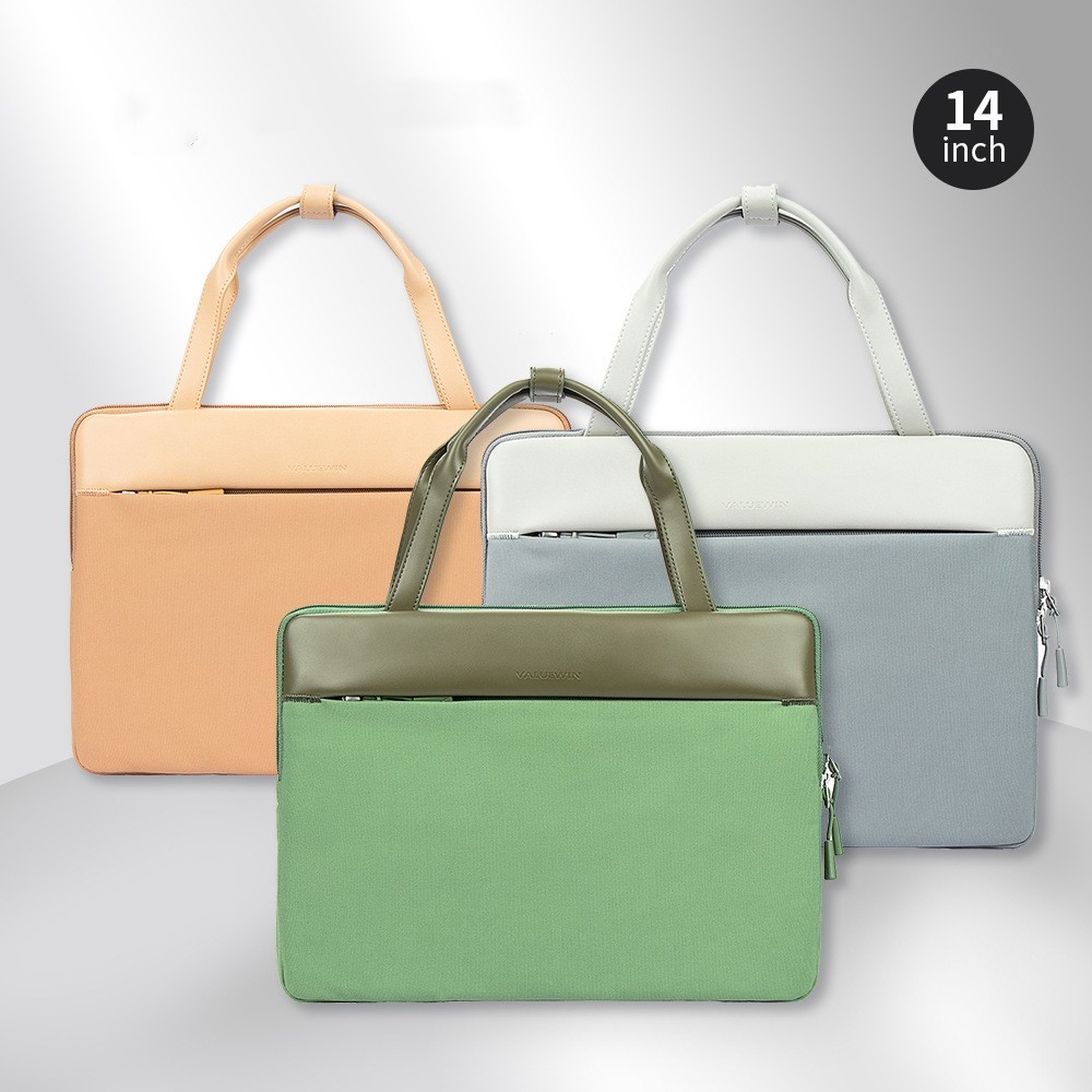 Laptop Bag Simple Two Colors Waterproof Ipad Laptop Sleeve Laptop Bag Girl Portable – Bild 10