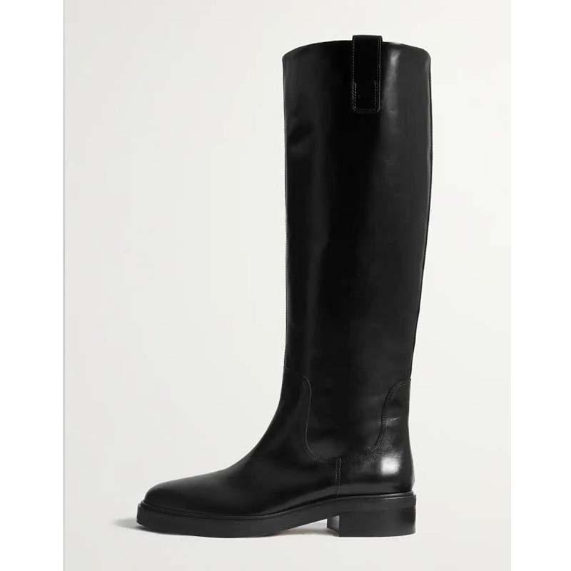 Autumn And Winter Low Heel Large Tube Circumference Boots - Image 2
