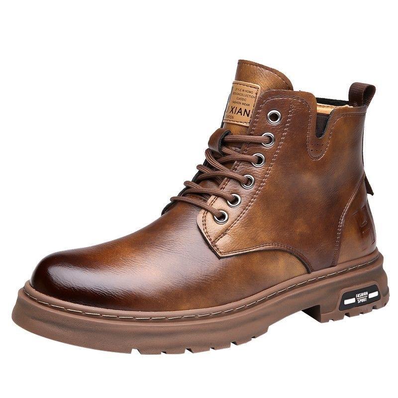 British Martin Boots Thick Bottom Outdoor Hiking Workwear Men — изображение 5
