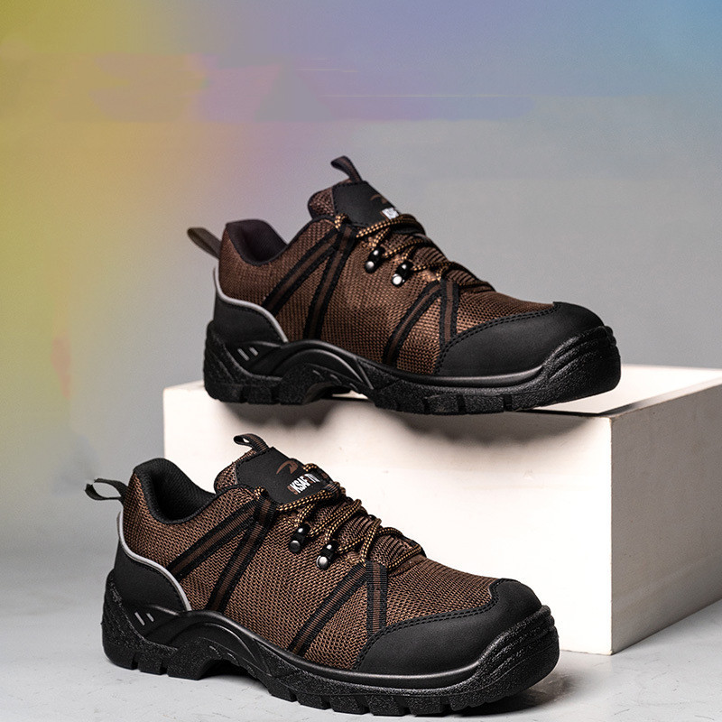 Smash-proof And Puncture-proof Safety Work Shoes On The Construction Site - Image 3