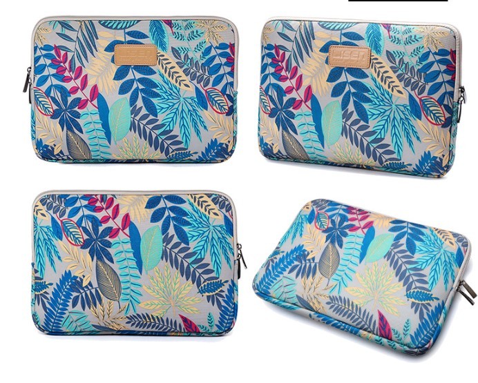 LISEN Colorful Leaf Notebook Sleeve Bag Inch 15.6 Inch Computer Bag - Image 5