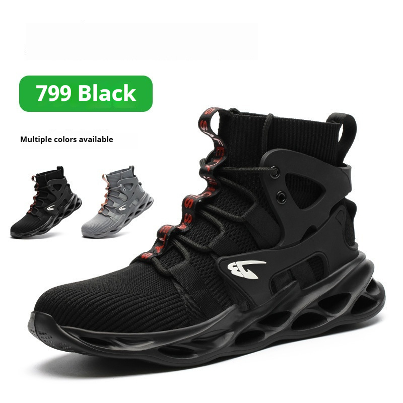 High-top Safety Boots Smash And Pierce Resistant Steel Tips – Bild 7