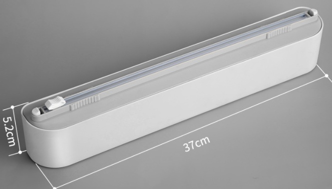 Upgraded Plastic Sharp Cutter Fixing Foil Cling Film Wrap Dispenser Fixed Refrigerator Storage Holder Kitchen Tool Accessories – Bild 9