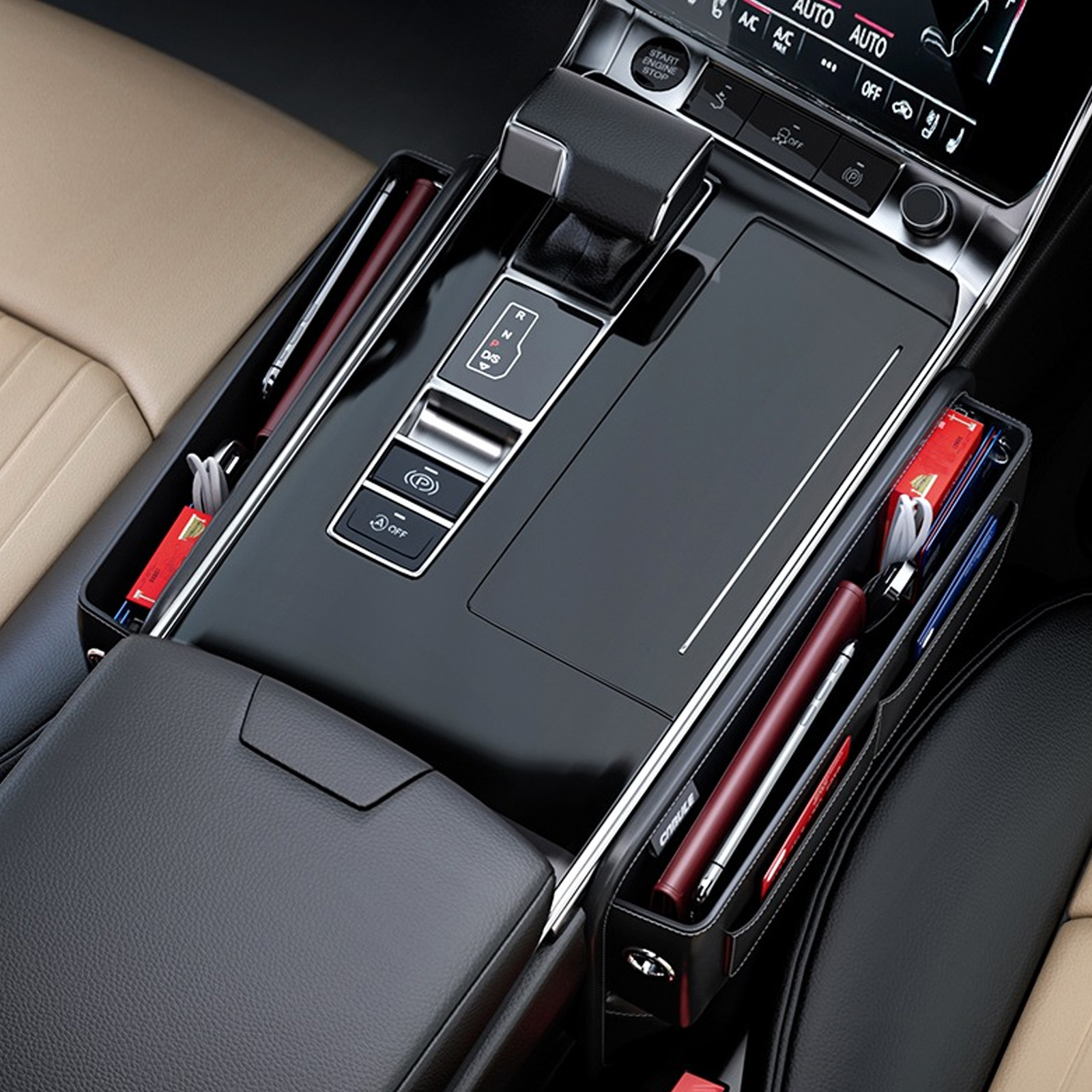 Creative Sewn Storage Bag For Central Control Storage Box - Image 4