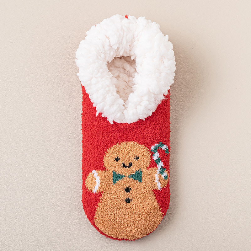 Thickened Room Socks Indoor Non-slip Silicone Lambswool Socks - Image 9