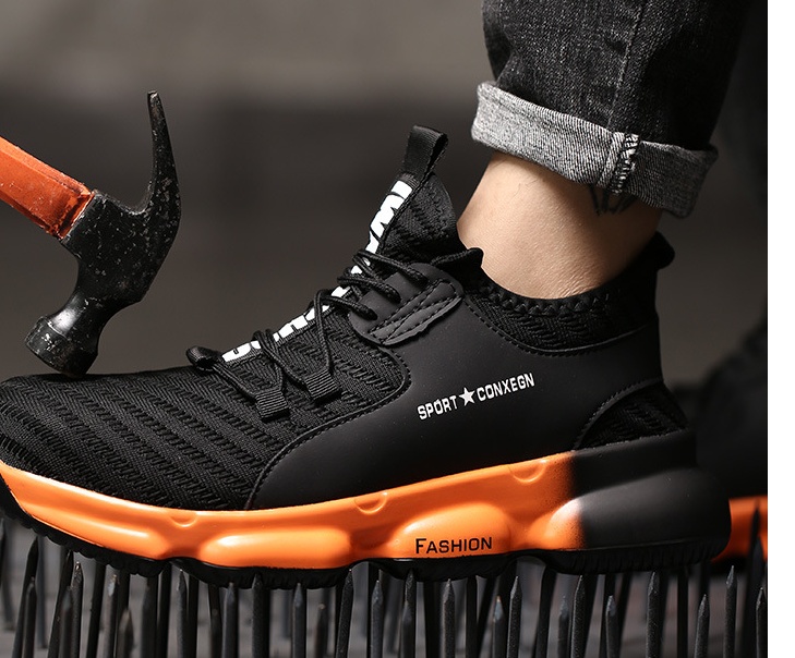 Men's Summer Labor Insurance Shoes, Anti-smashing And Anti-piercing Safety Shoes — изображение 4