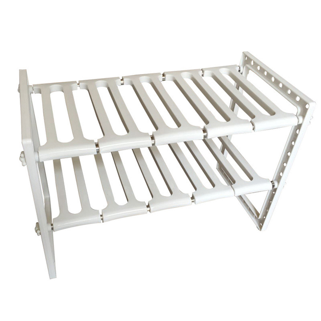 Under Sink 2 Tier Expandable Shelf Organizer - Image 4