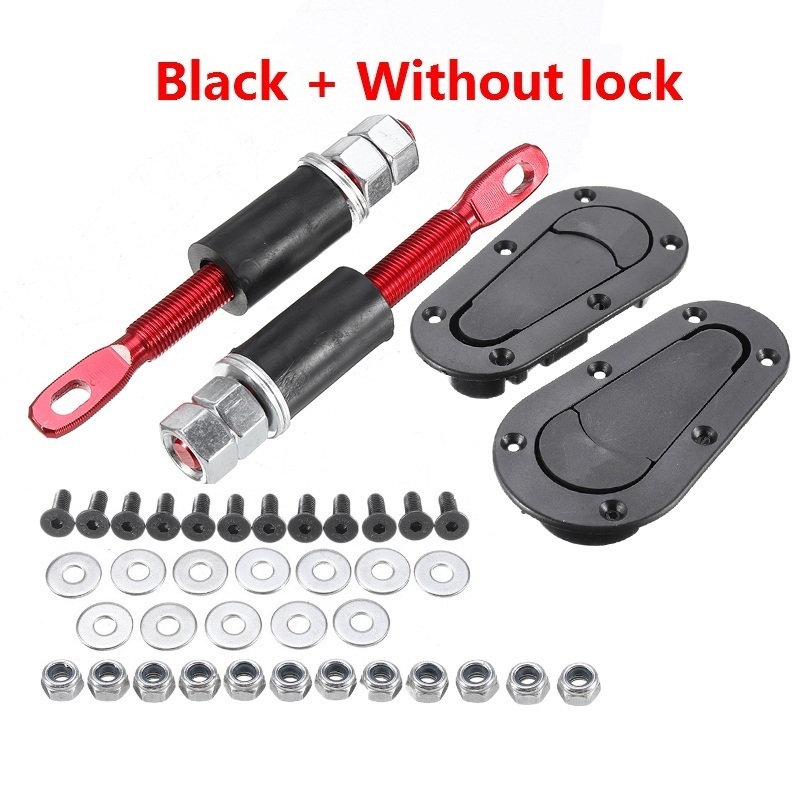 Racing car modified parts front cover lock hood lock hood lock - Image 4