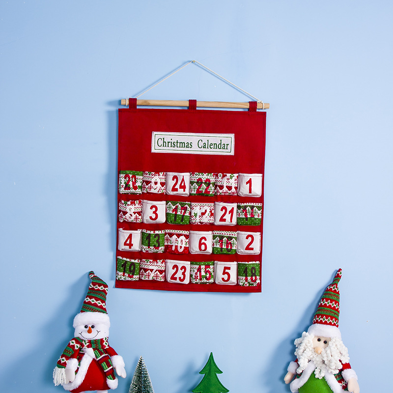 Christmas calendar storage hanging bag – Bild 2