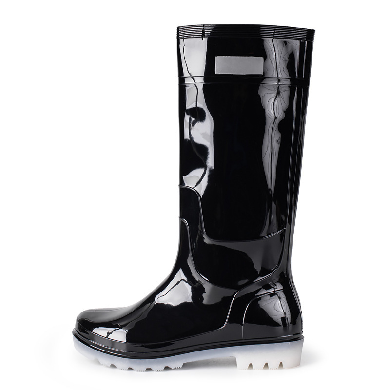 Men's Fashion Outer Wear High Tube Rubber Boots - Image 2
