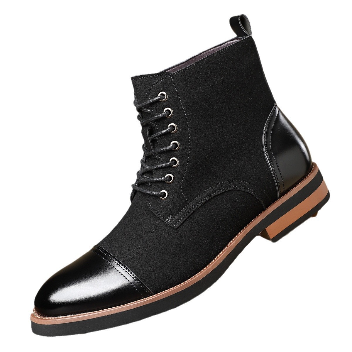 Men's Trendy Sleeve Leather All-match Casual Martin Boots — изображение 5
