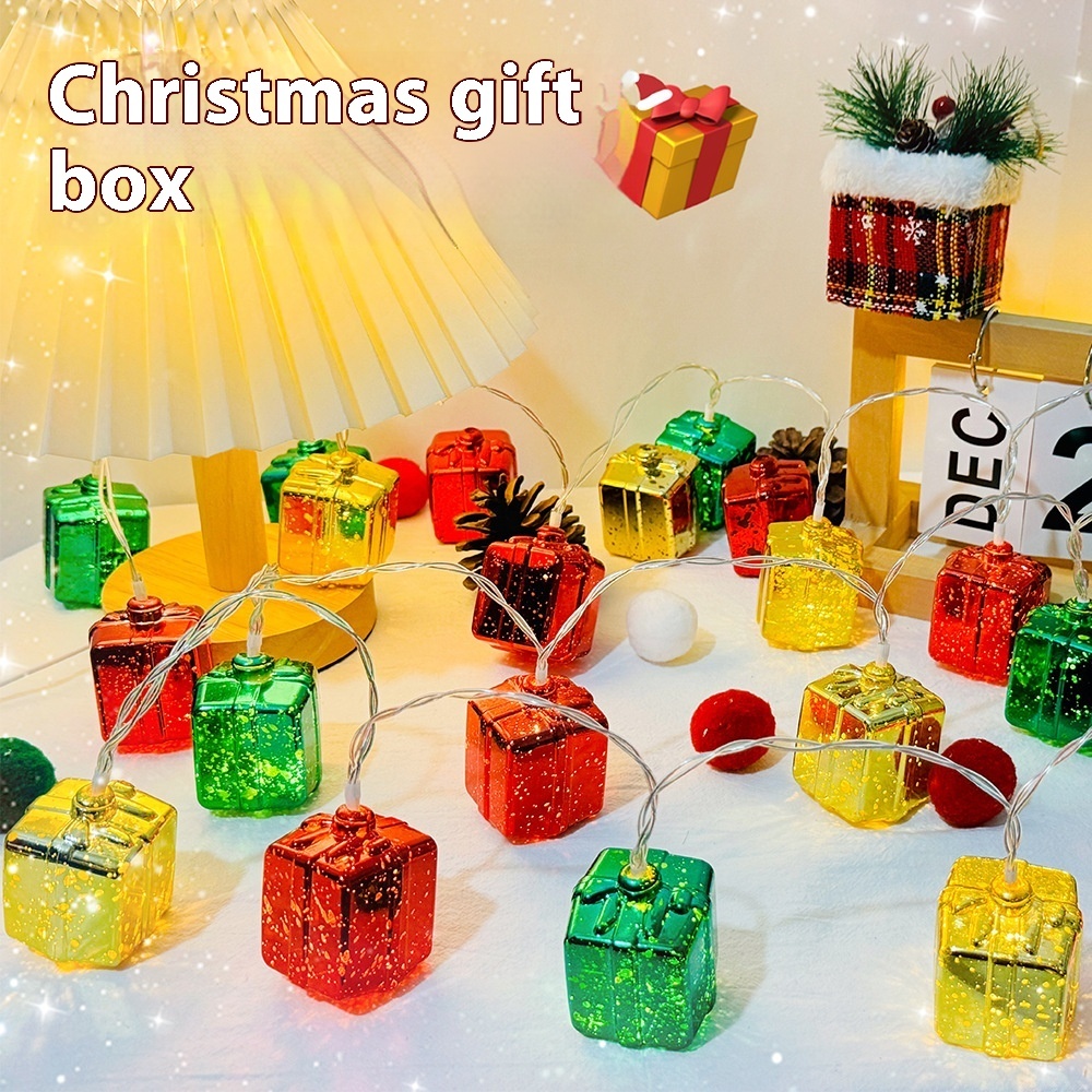 Christmas Party Decorations Scene Layout Atmosphere Lighting Chain - Image 9