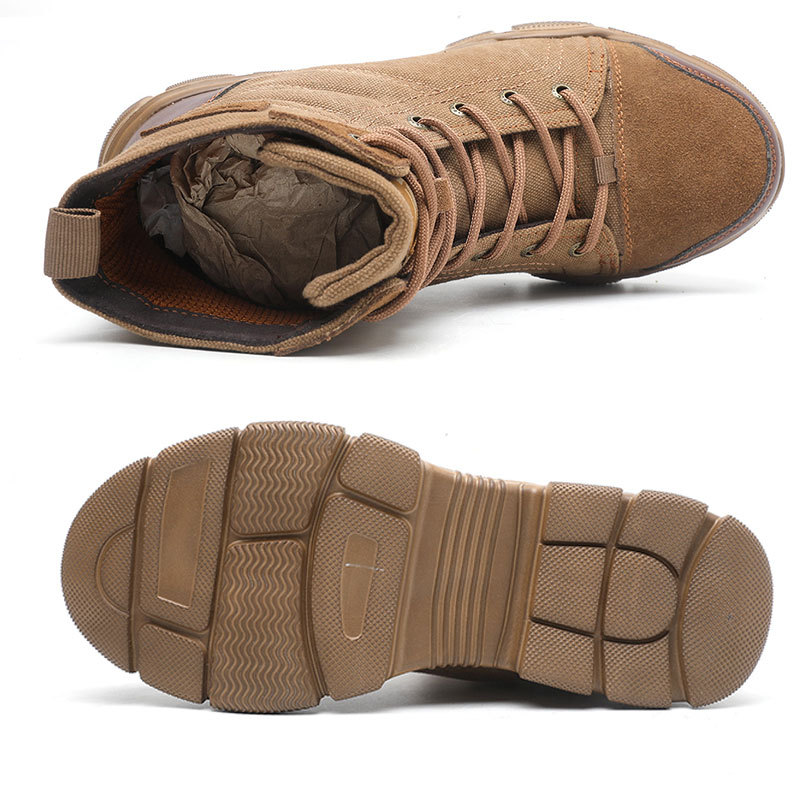 Safety Shoes Steel Toe Cap High-Top Work Protective Labor Insurance Shoes – Bild 4