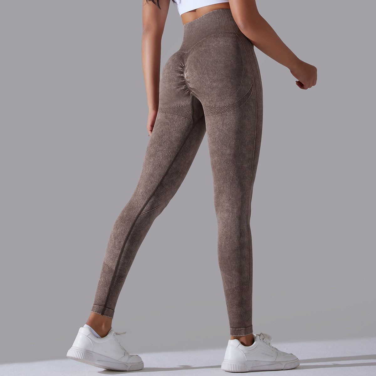 Skinny Peach Hip Raise Yoga Pants - Image 2