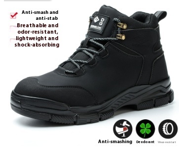 High Top Safety Shoes For Men All Seasons Anti-smash And Anti-puncture – Bild 7