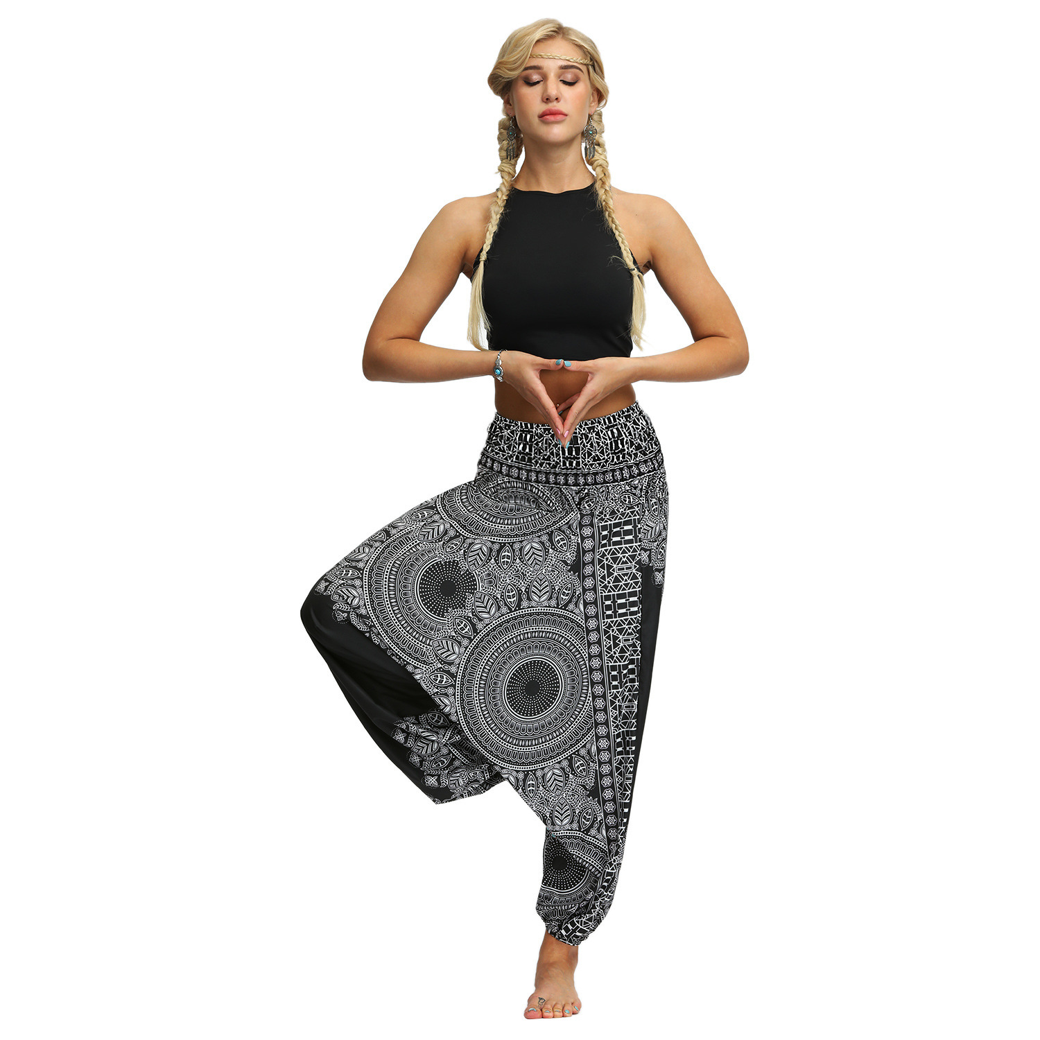 Digital Print Women's Lantern Yoga Pants — изображение 4