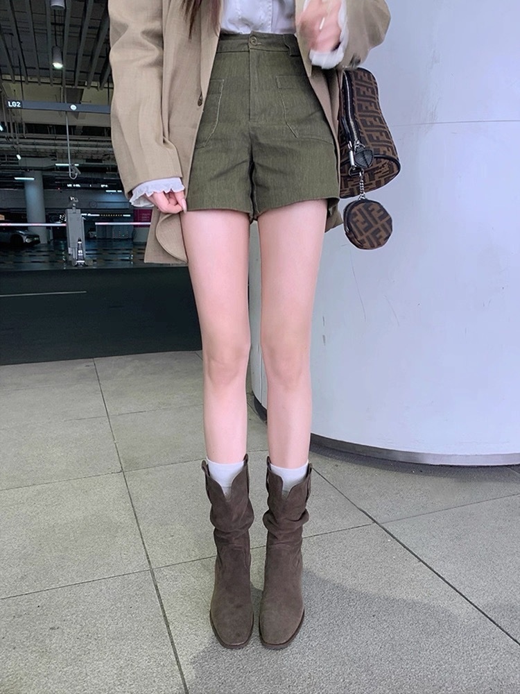 Leather Small Hight Increasing Martin Boots – Bild 3