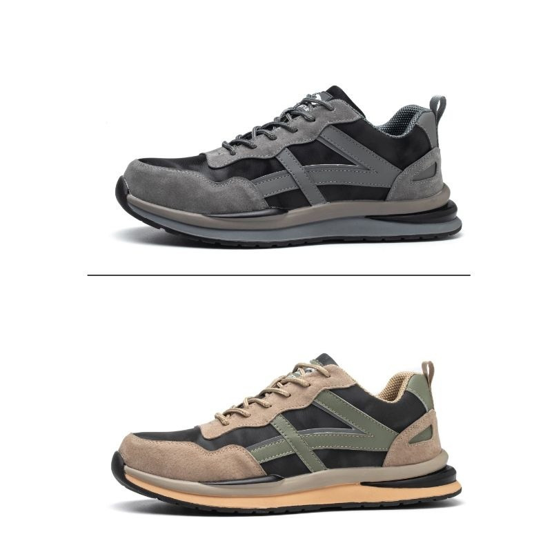 New Breathable Comfortable Safety Shoes Mesh Flying Woven Anti-smashing And Anti-penetration Safety Shoes Safety Shoes Work Shoes - Image 6