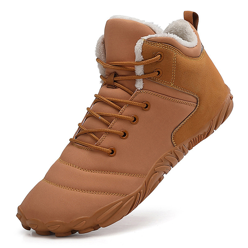 Men's Comfortable Casual Warm And Plush Thick Cotton Boots — изображение 7