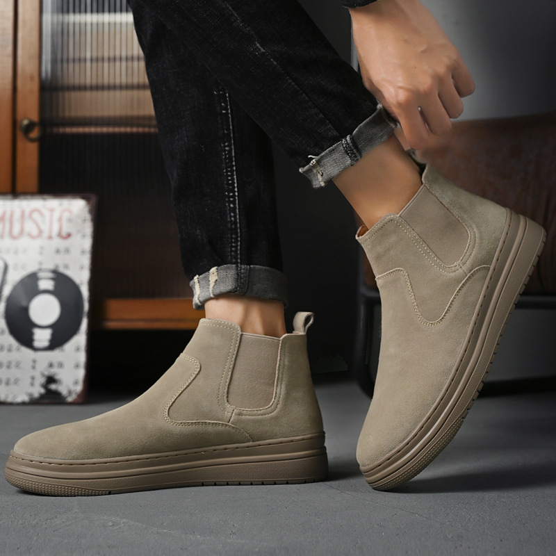 Men's Martin Boots Genuine Leather Mid-top — изображение 2