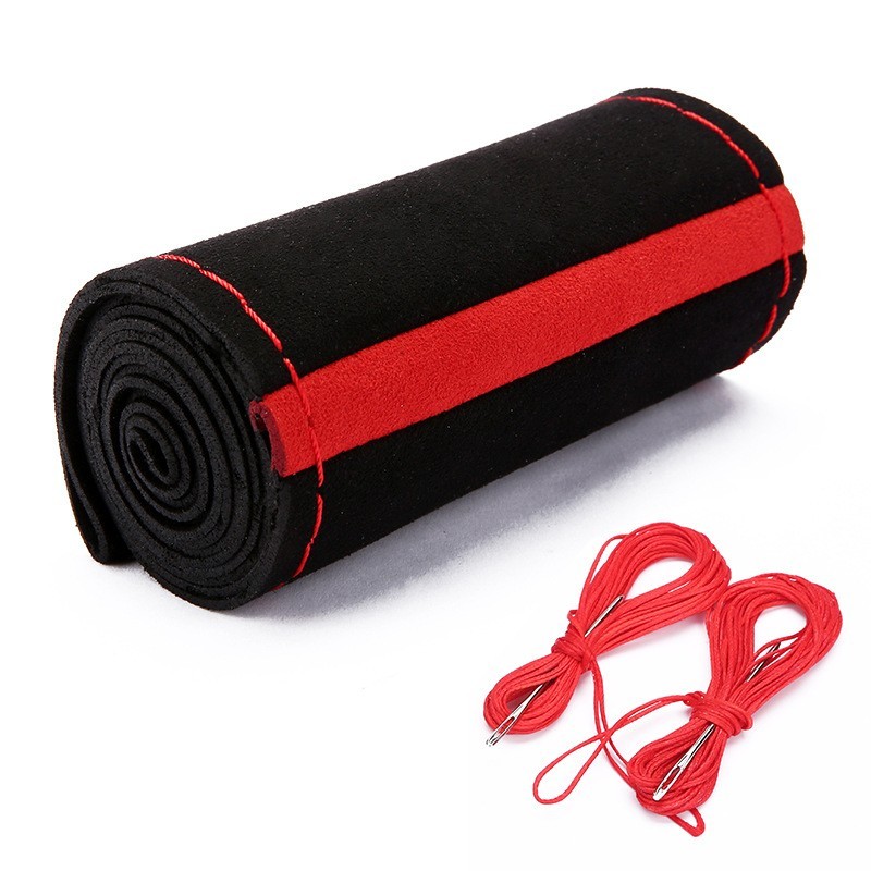 Automobile Wool Microfiber Steering Wheel Cover — изображение 9