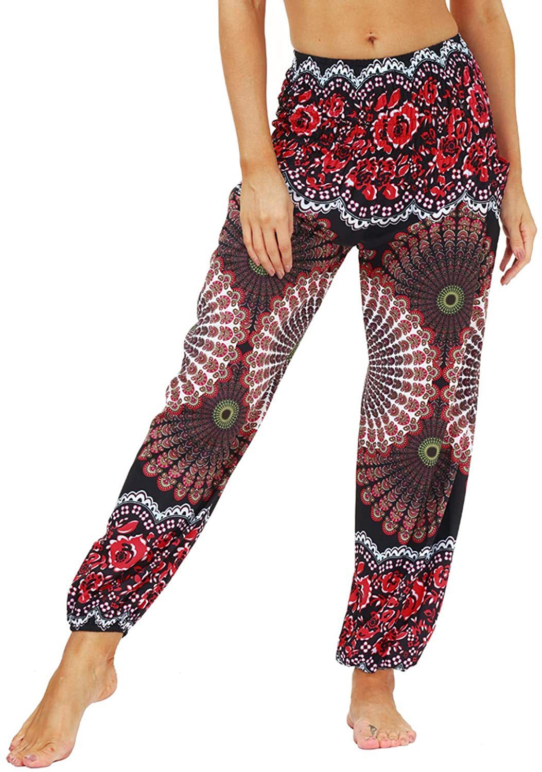 Digital Printed Casual Loose Yoga Pants — изображение 5